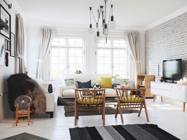 makdesign.com.ua_gostinaja_v_skandinavskom_stile_2 гостиная в скандинавском стиле, gostinaja v skandinavskom stile, stil' skandi, skandinavskij stil' v inter'ere, skandinavskij stil', inter'er v skandinavskom stile, osnovnye principy skandinavskogo stilja, foto inter'era v skandinavskom stile, dekor gostinoj v skandinavskom stile, svetlyj inter'er, inter'er, foto ob#edinennoj skandinavskoj kuhni i gostinoj, osnovnye cherty skandinavskogo stilja, proekta kvartiry v skandinavskom stile